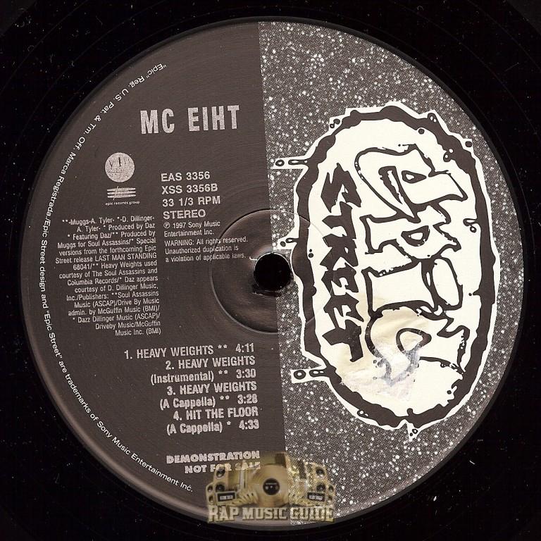 MC Eiht Hit The Floor Remixes/ Heavy Weights Record Rap Music Guide